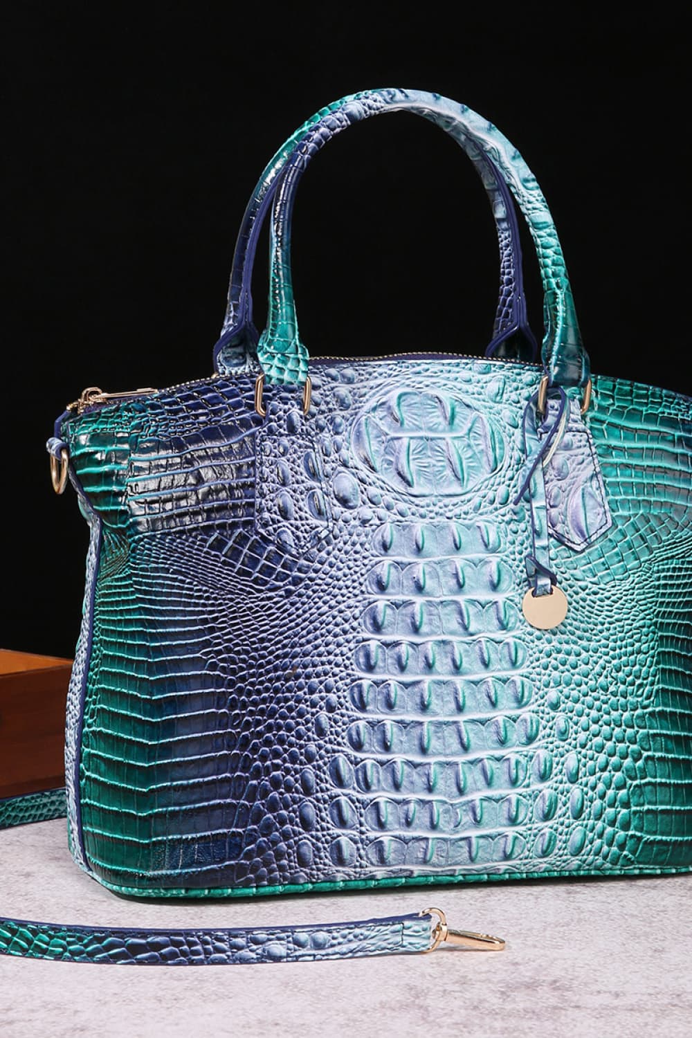 Gradient PU Leather Handbag | Sugarz Chique Boutique
