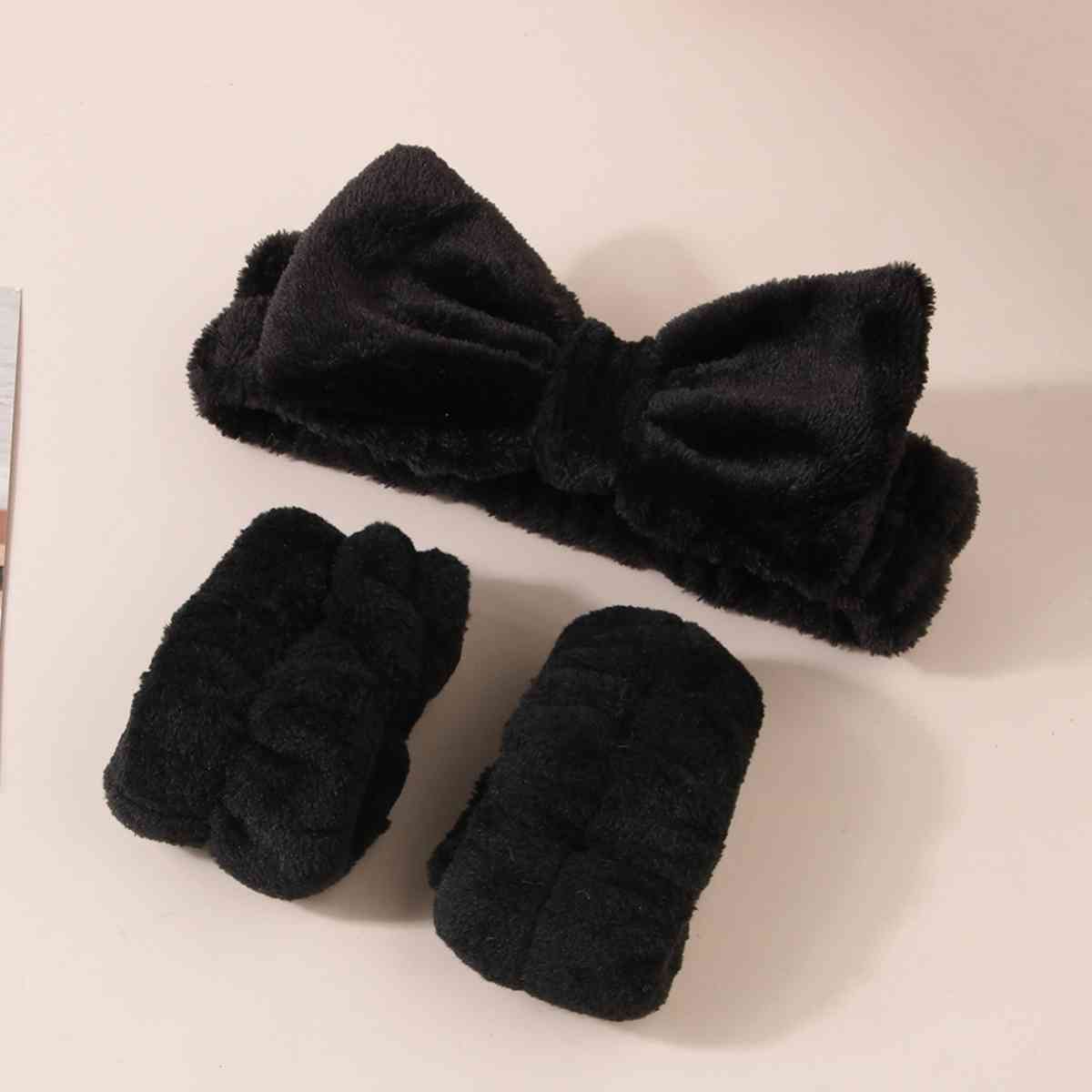 Face Wash Wristband and Bow Headband | Sugarz Chique Boutique