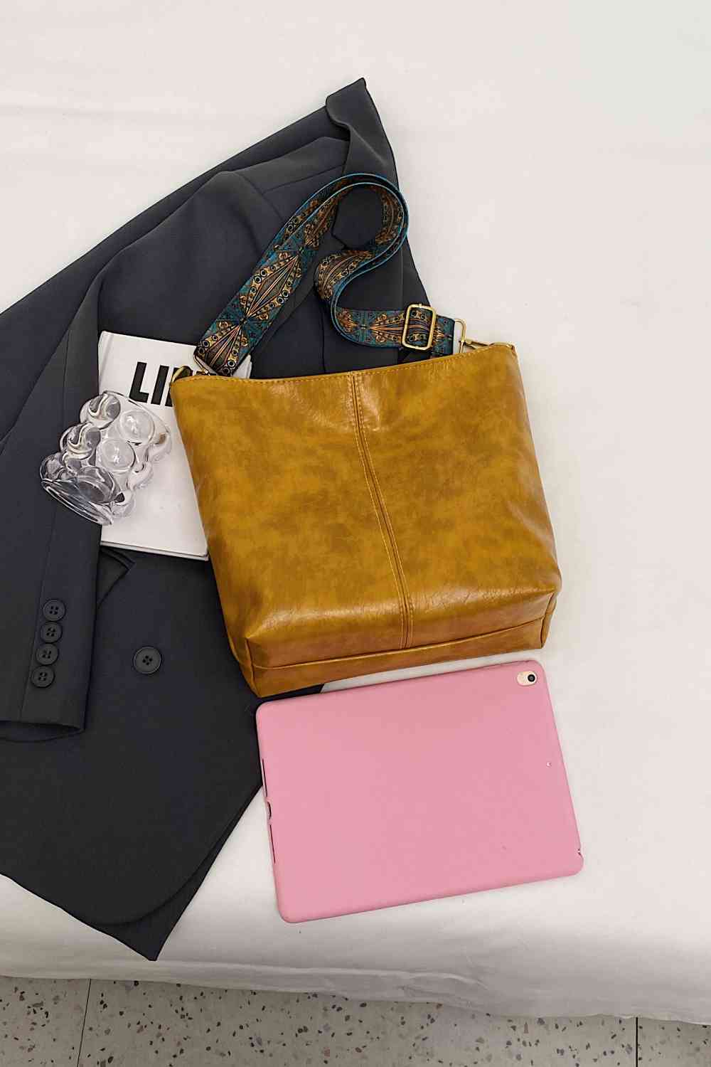 Adored PU Leather Shoulder Bag | Sugarz Chique Boutique