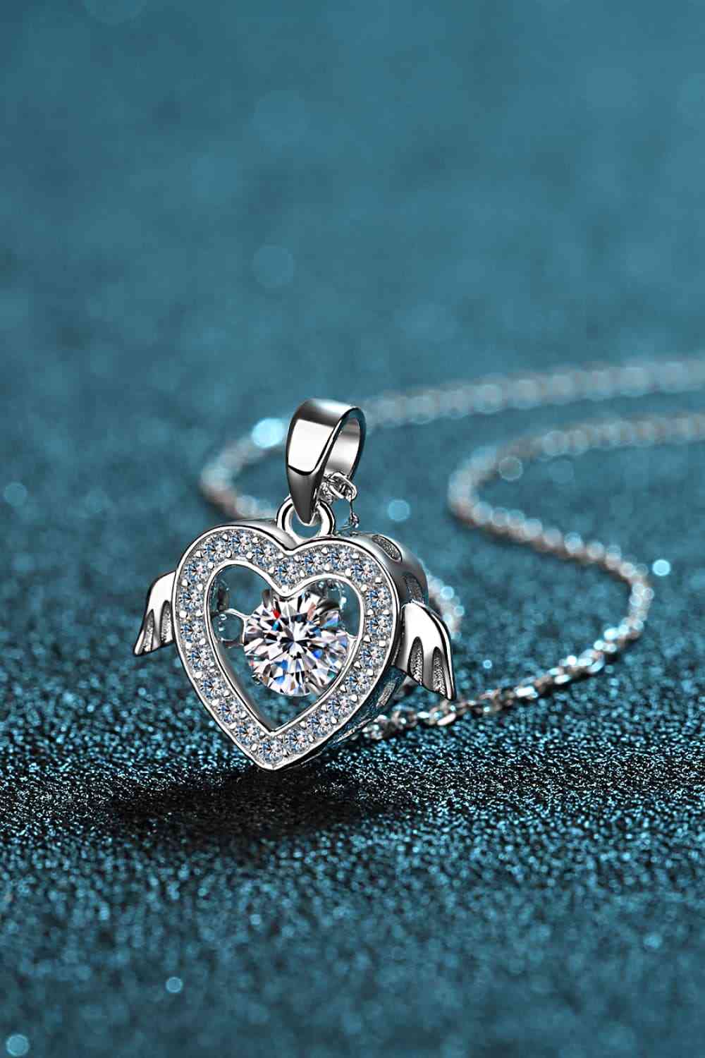 Moissanite 925 Sterling Silver Necklace | Sugarz Chique Boutique