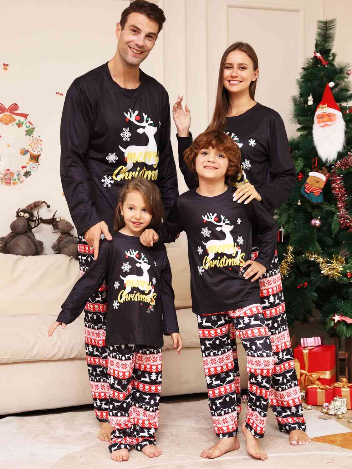 MERRY CHRISTMAS Graphic Top and Pants Set | Sugarz Chique Boutique