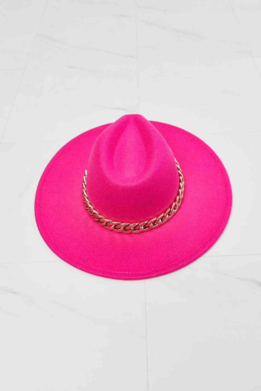 Fame Keep Your Promise Fedora Hat in Pink | Sugarz Chique Boutique