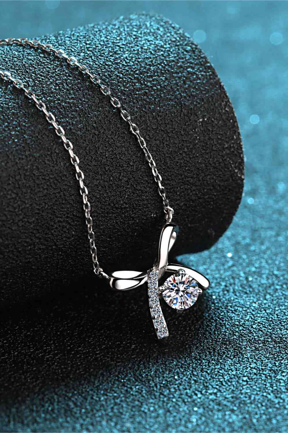 Moissanite 925 Sterling Silver Necklace | Sugarz Chique Boutique