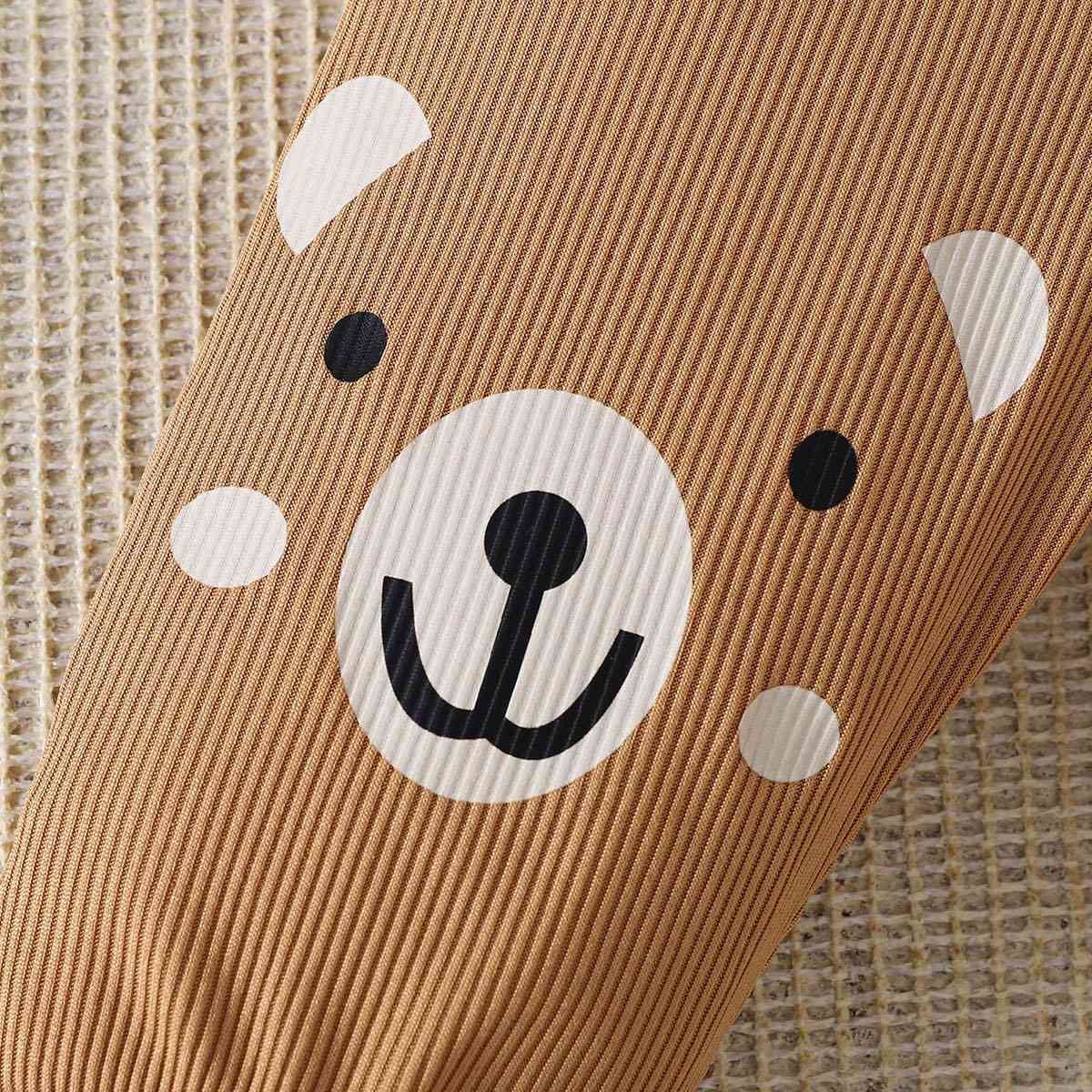 Bear Print Bodysuit and Joggers Set | Sugarz Chique Boutique