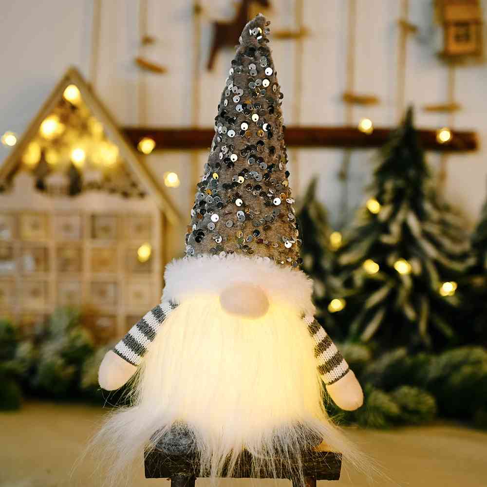 Sequin Light-Up Faceless Gnome | Sugarz Chique Boutique