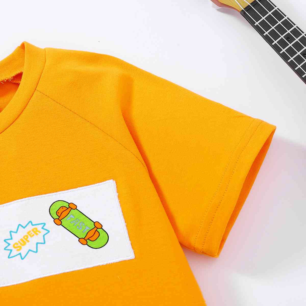 Kids Graphic Raglan Sleeve Tee and Shorts Set | Sugarz Chique Boutique