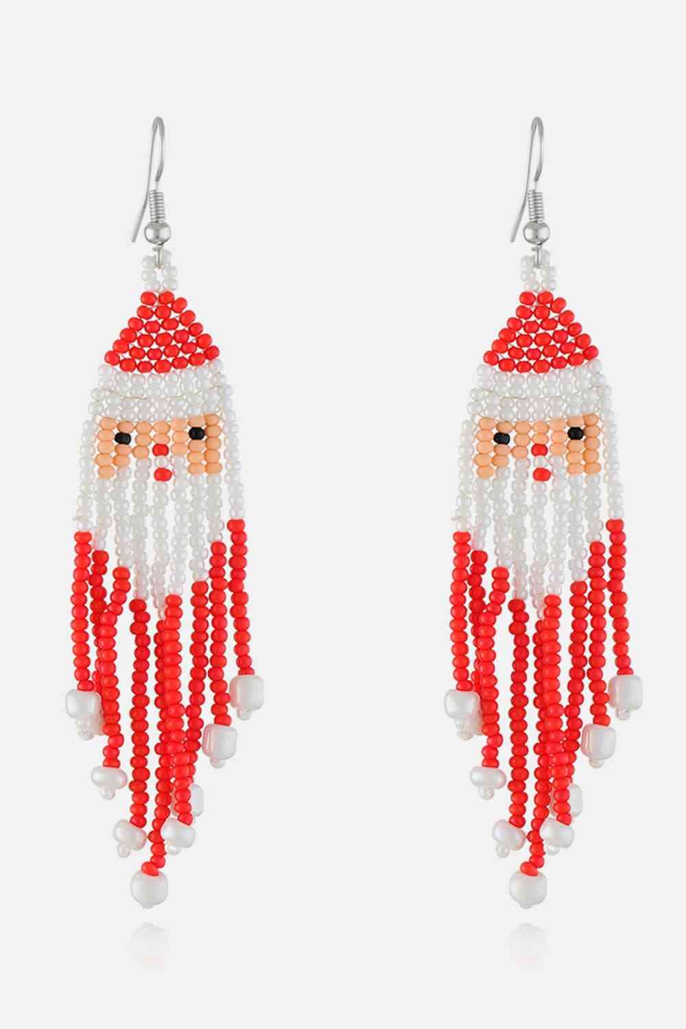 Christmas Beaded Earrings | Sugarz Chique Boutique
