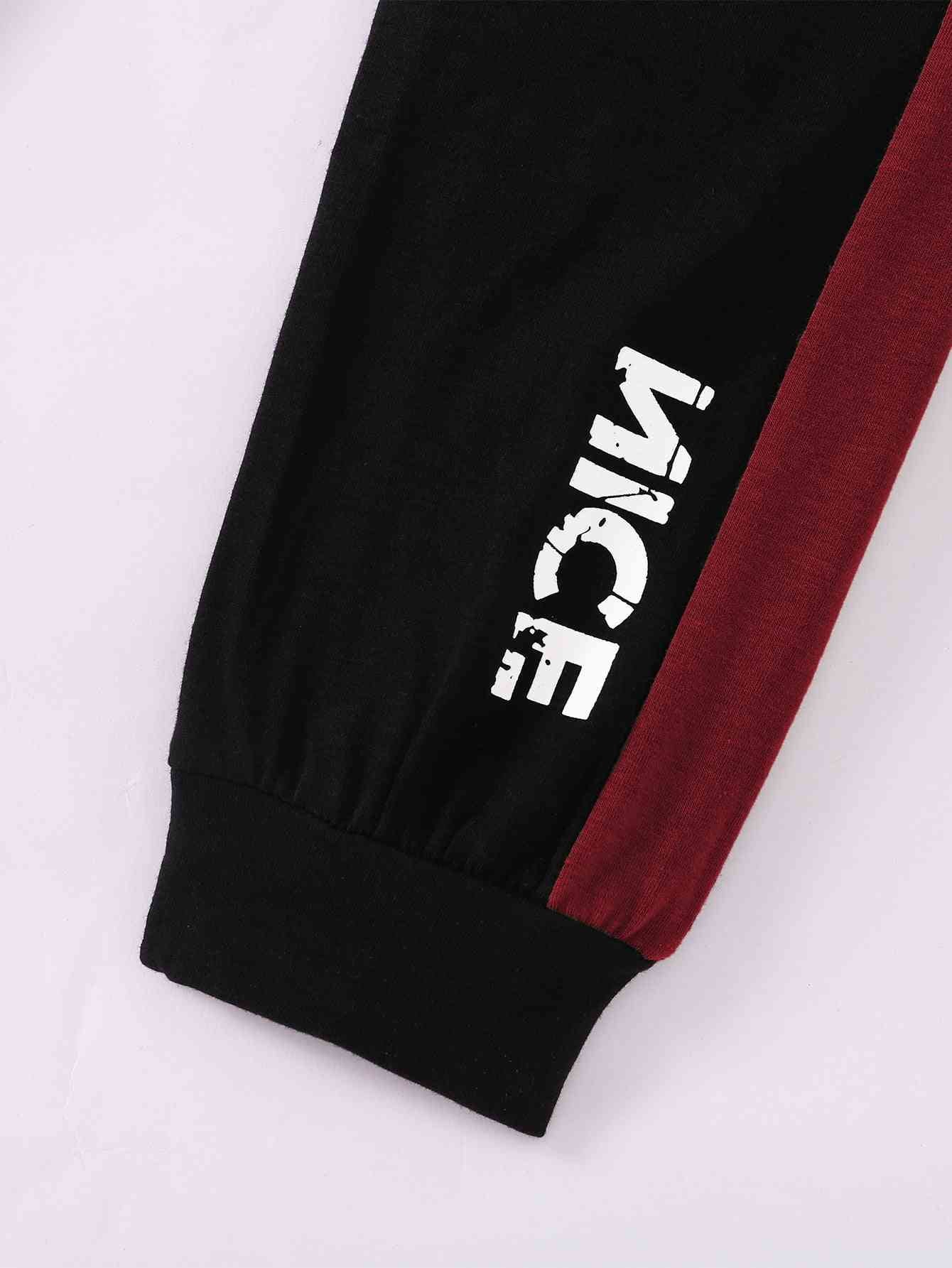NICE Contrast Tee and Pants Set | Sugarz Chique Boutique