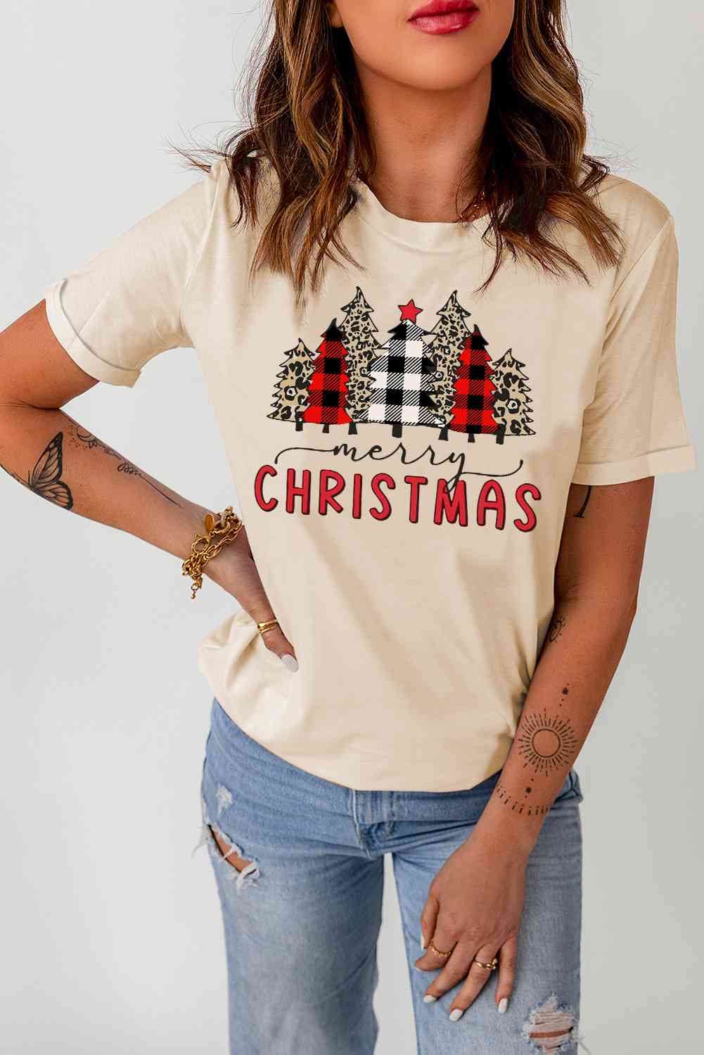 MERRY CHRISTMAS Graphic T-Shirt | Sugarz Chique Boutique
