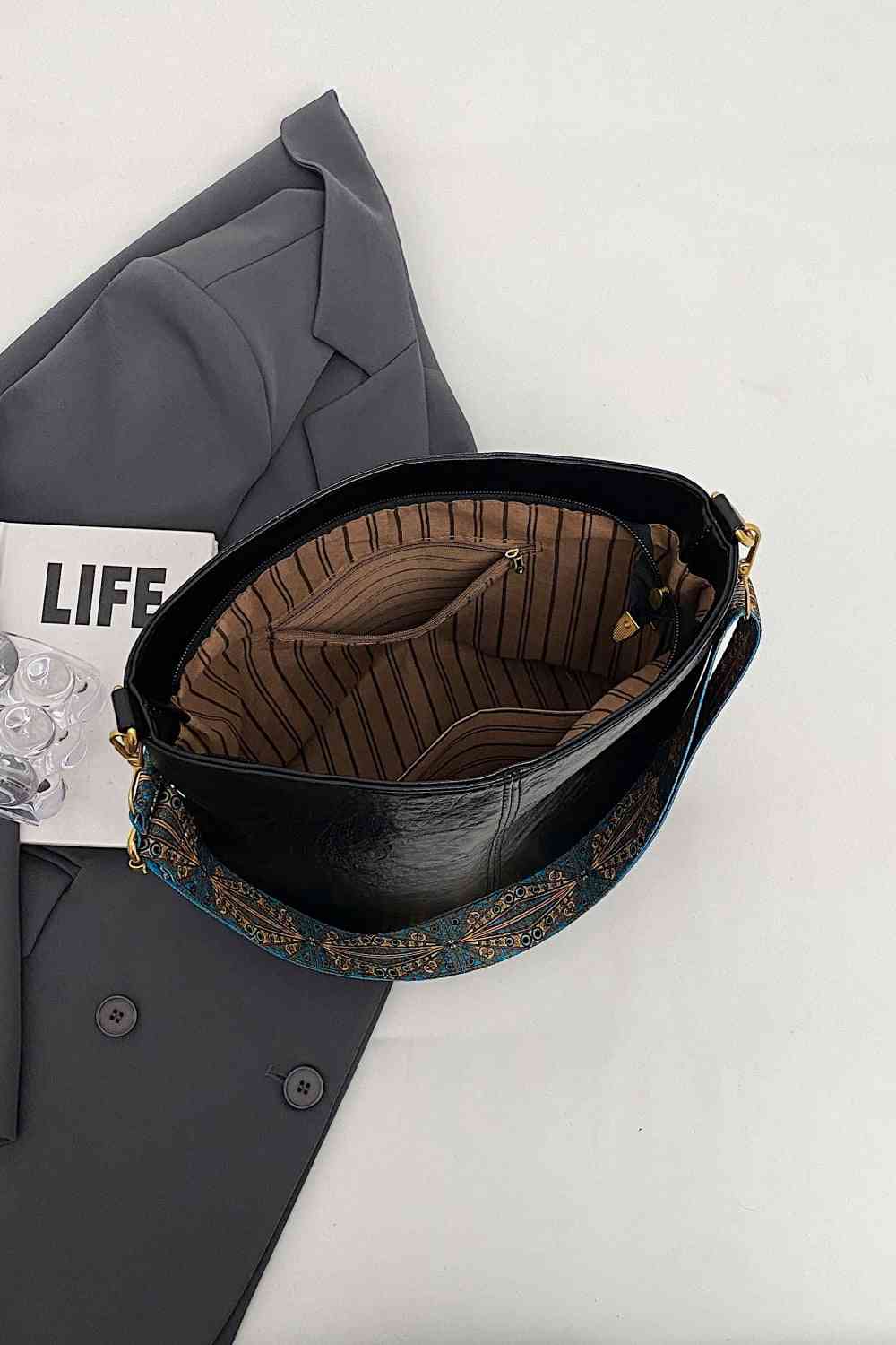 Adored PU Leather Shoulder Bag | Sugarz Chique Boutique