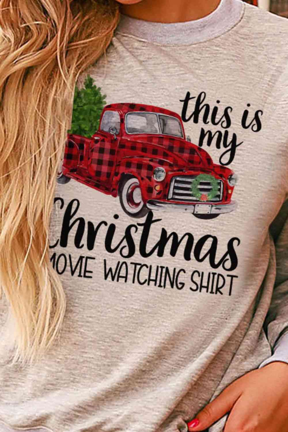 Slogan Graphic Dropped Shoulder Sweatshirt | Sugarz Chique Boutique