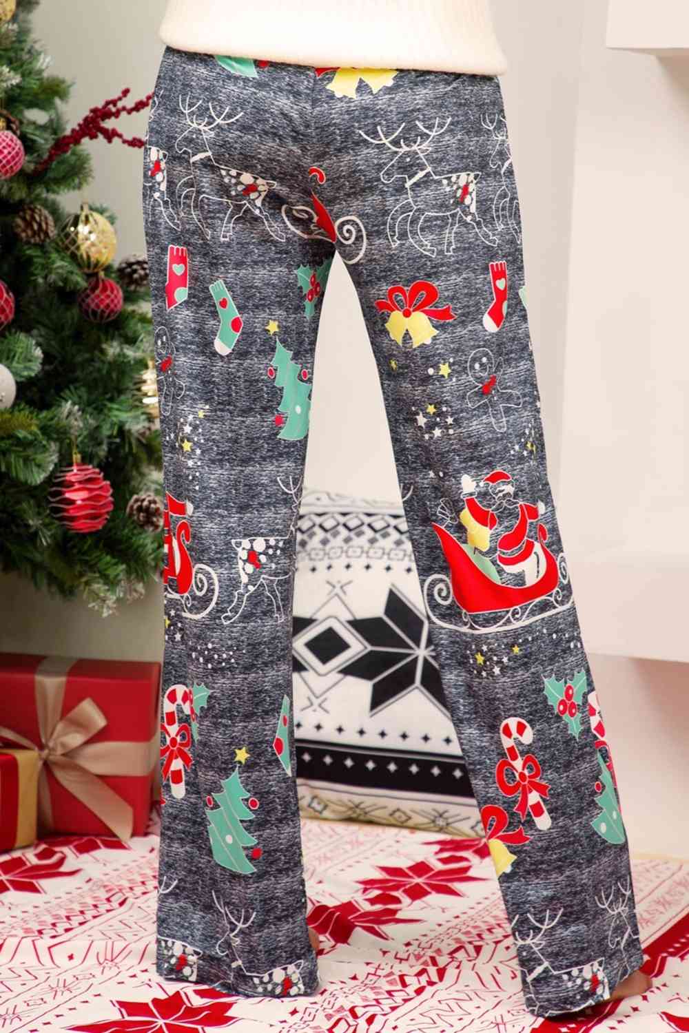 Christmas Straight Leg Pants | Sugarz Chique Boutique