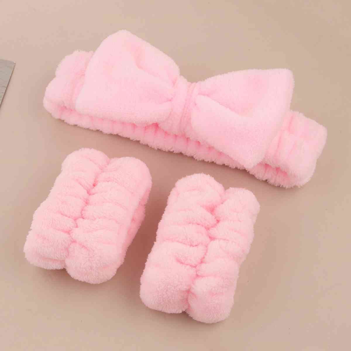 Face Wash Wristband and Bow Headband | Sugarz Chique Boutique