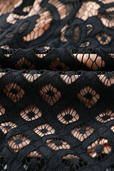Off-Shoulder Long Sleeve Lace Dress | Sugarz Chique Boutique
