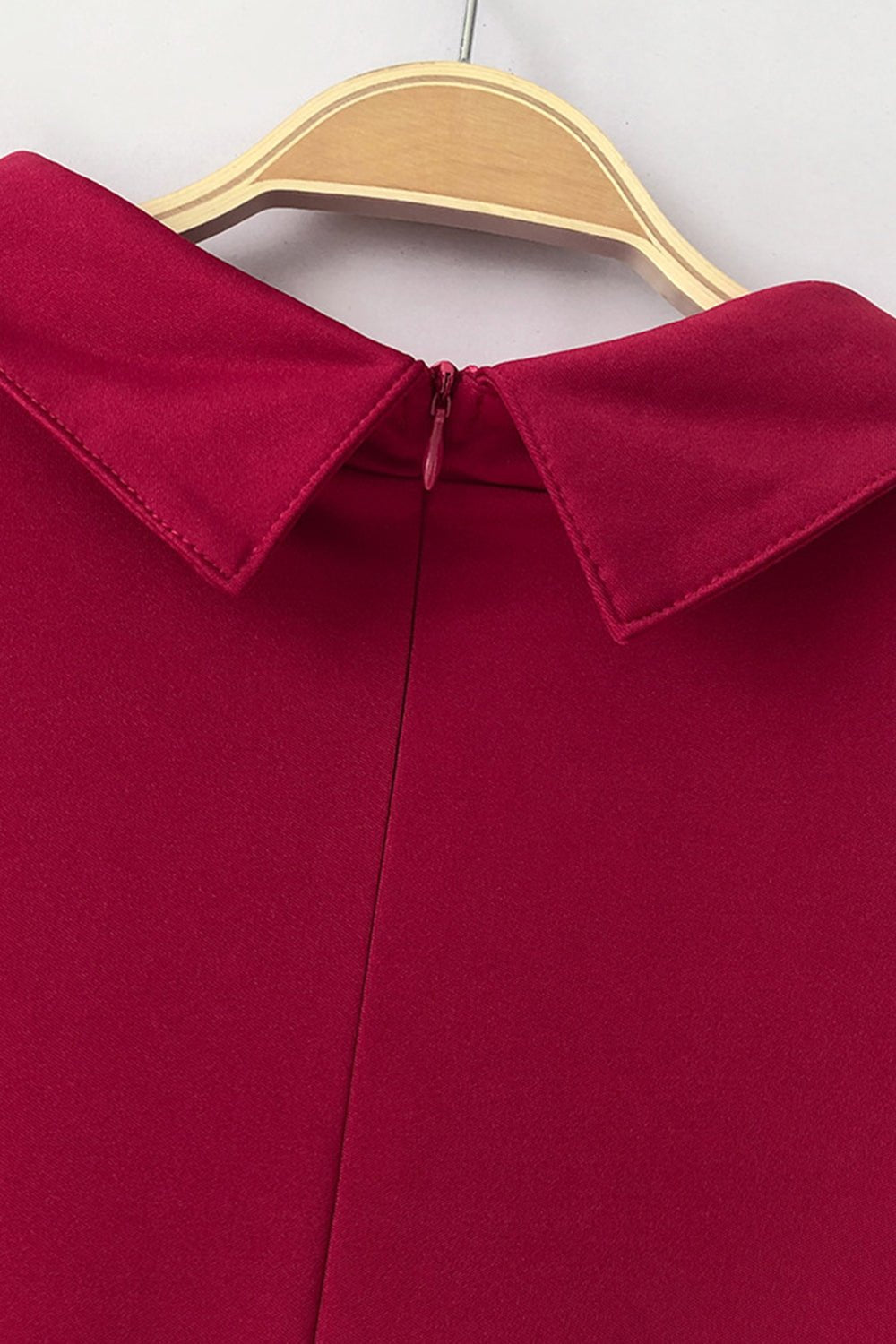 Mock Neck Tie-Waist Half Sleeve Jumpsuit | Sugarz Chique Boutique