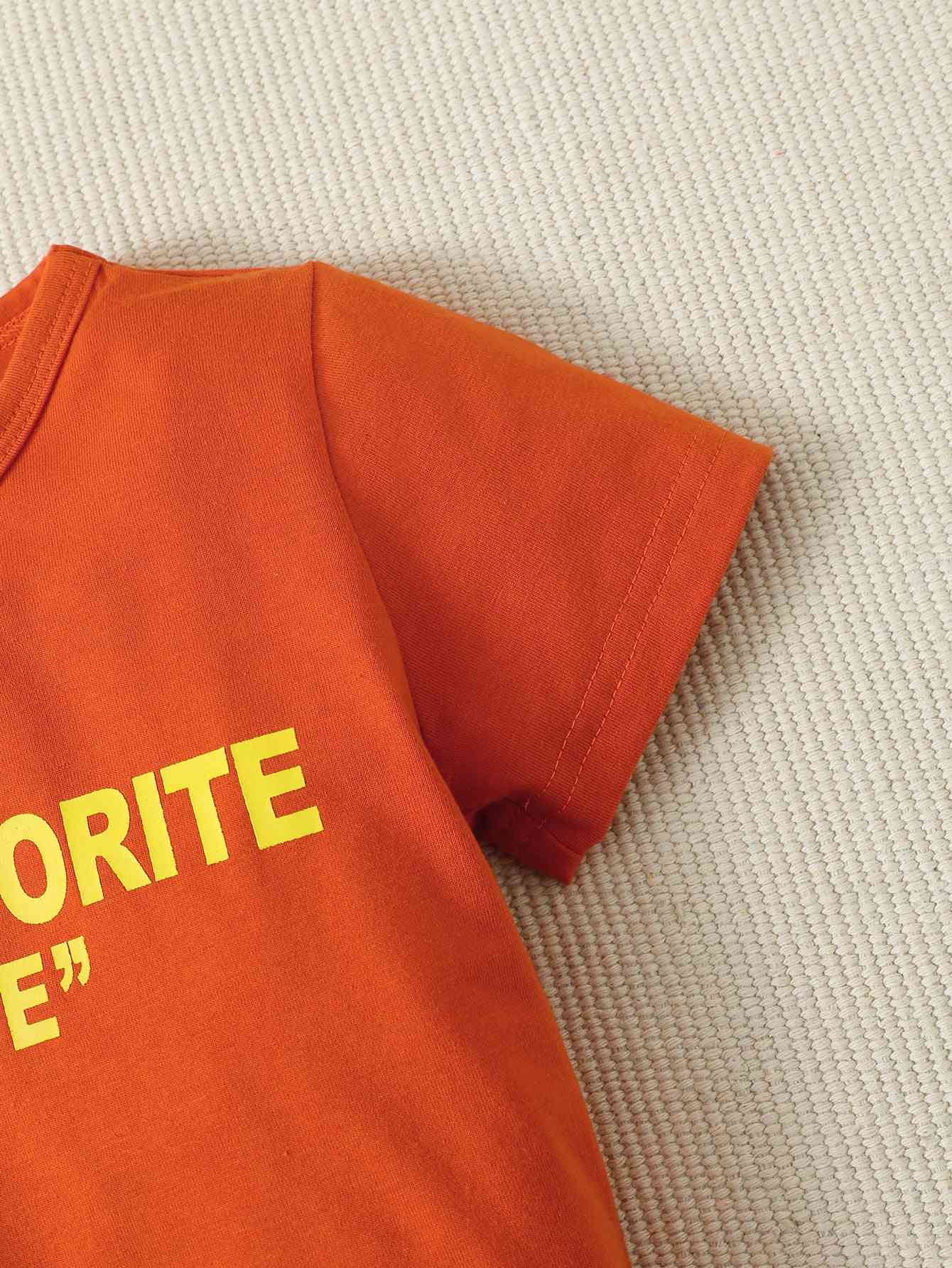 GOD'S FAVORITE BRAVE Graphic Top and Shorts Set | Sugarz Chique Boutique