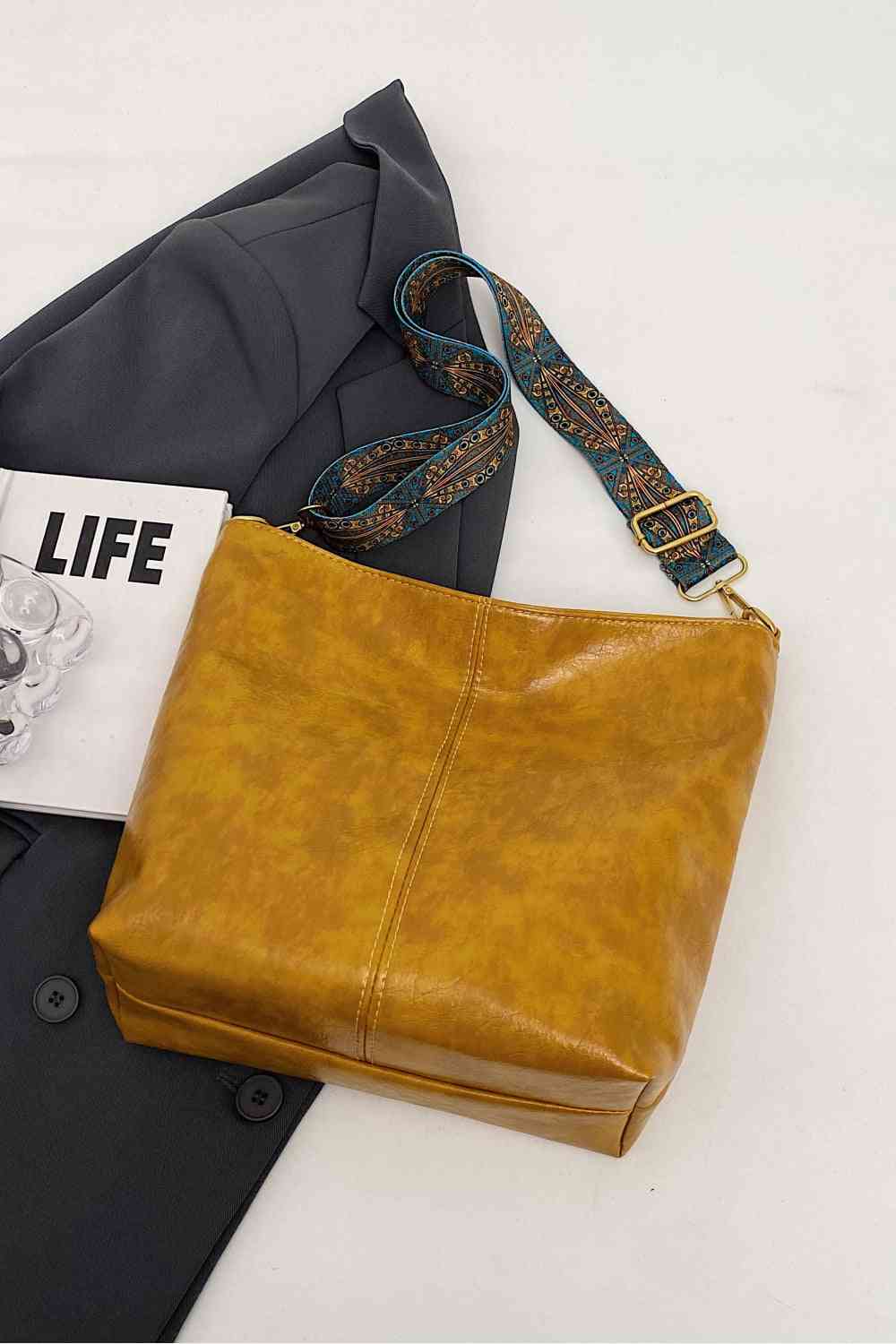Adored PU Leather Shoulder Bag | Sugarz Chique Boutique