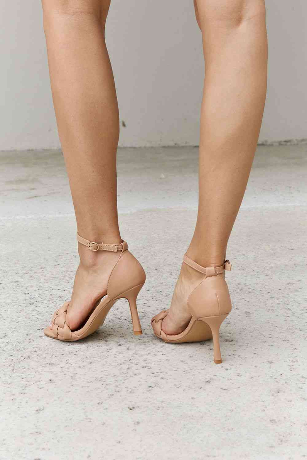 Forever Link Braided Strappy Heels | Sugarz Chique Boutique