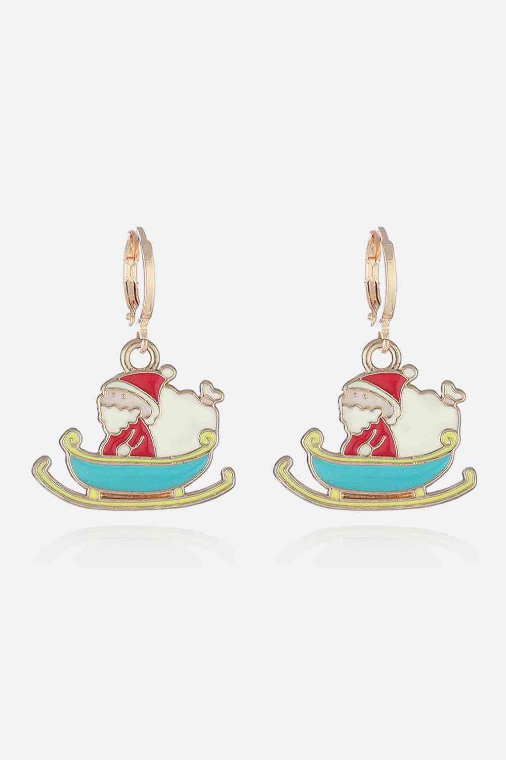 Christmas Theme Alloy Earrings | Sugarz Chique Boutique