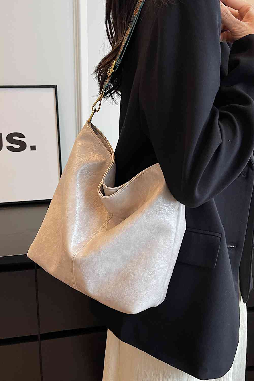 Adored PU Leather Shoulder Bag | Sugarz Chique Boutique