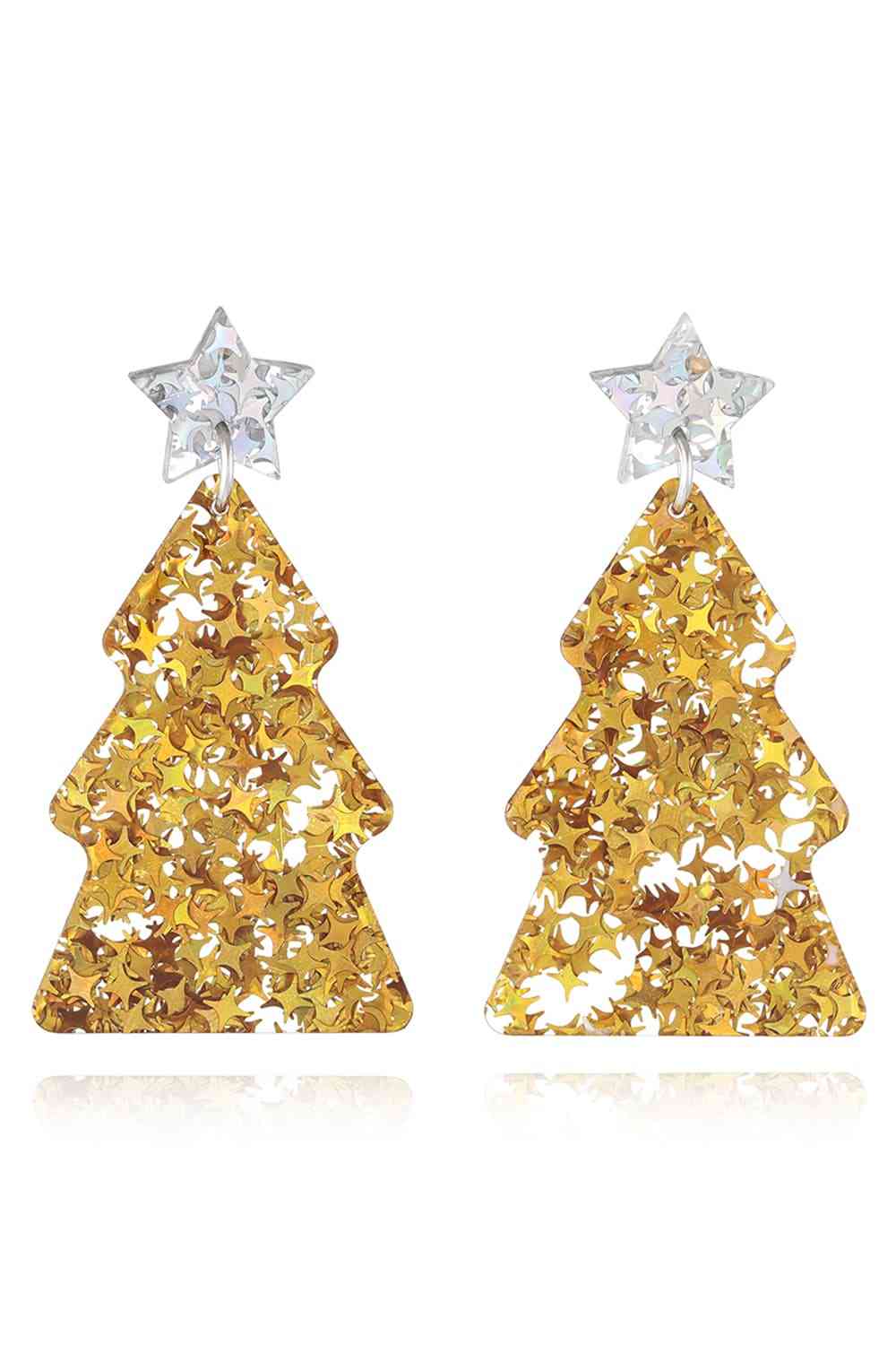 Christmas Tree Acrylic Earrings | Sugarz Chique Boutique