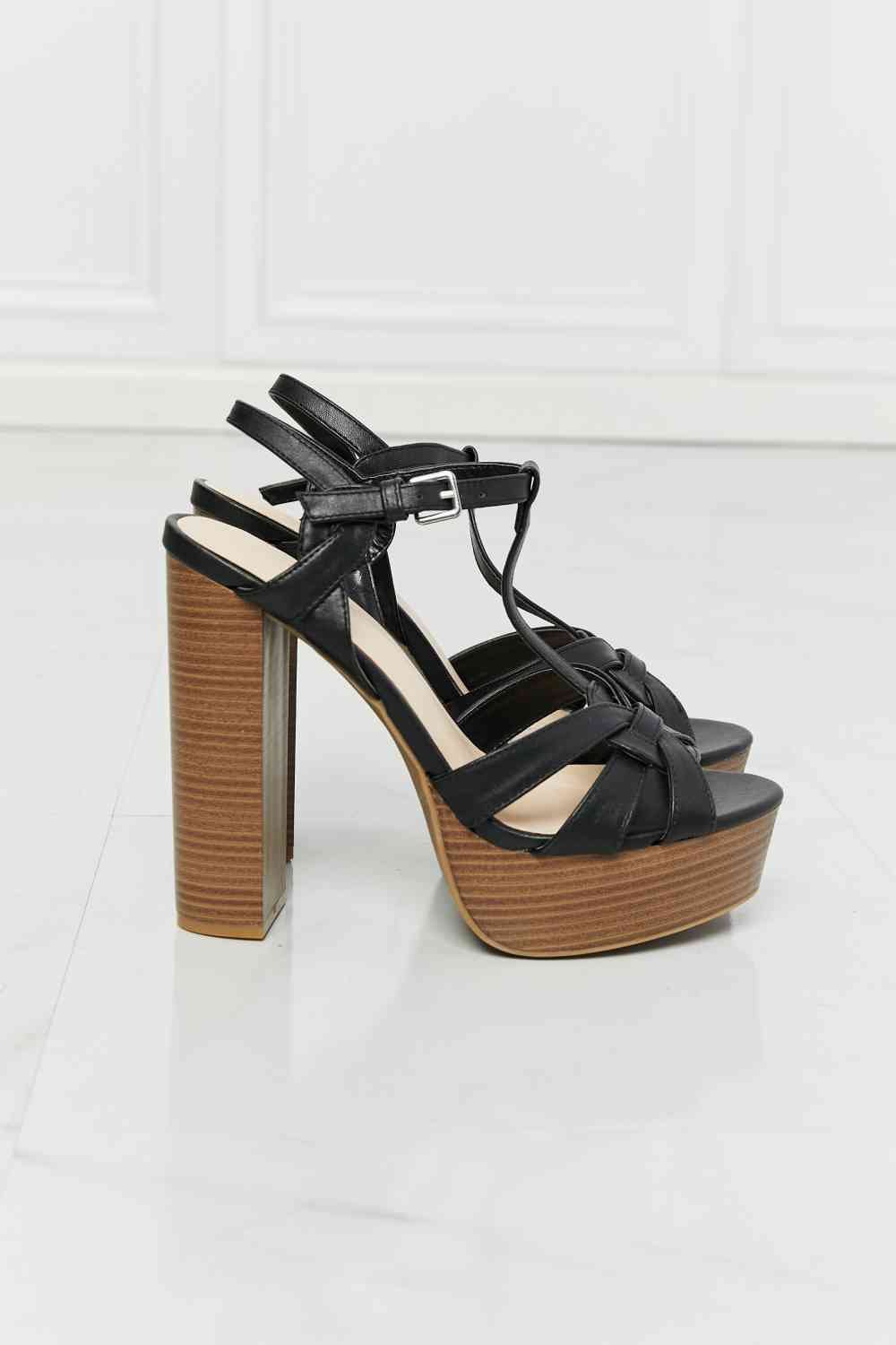 Legend She's Classy Strappy Heels | Sugarz Chique Boutique