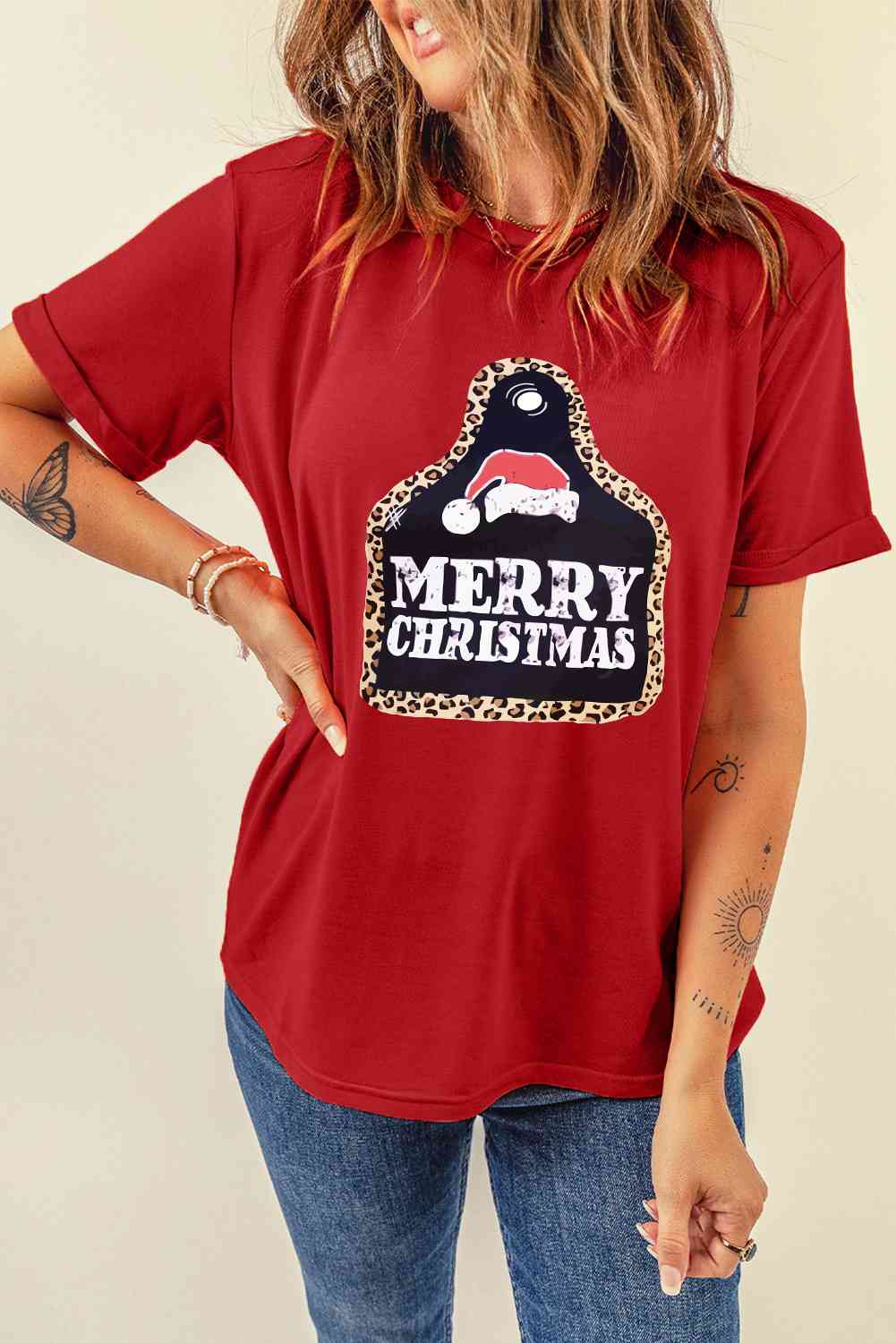MERRY CHRISTMAS Graphic T-Shirt | Sugarz Chique Boutique