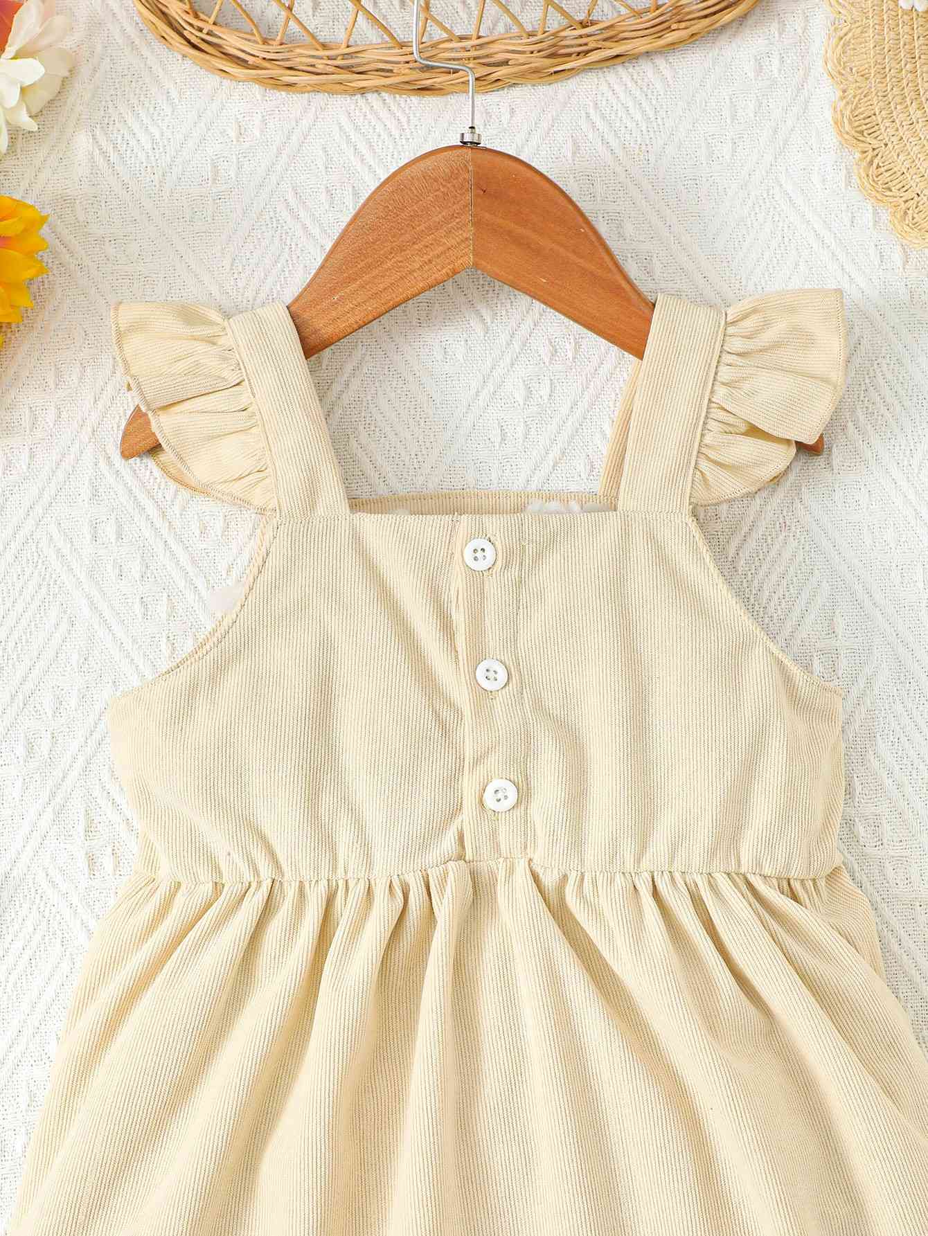 BEAUTIFUL GIRL Embroidered Graphic Square Neck Dress | Sugarz Chique Boutique