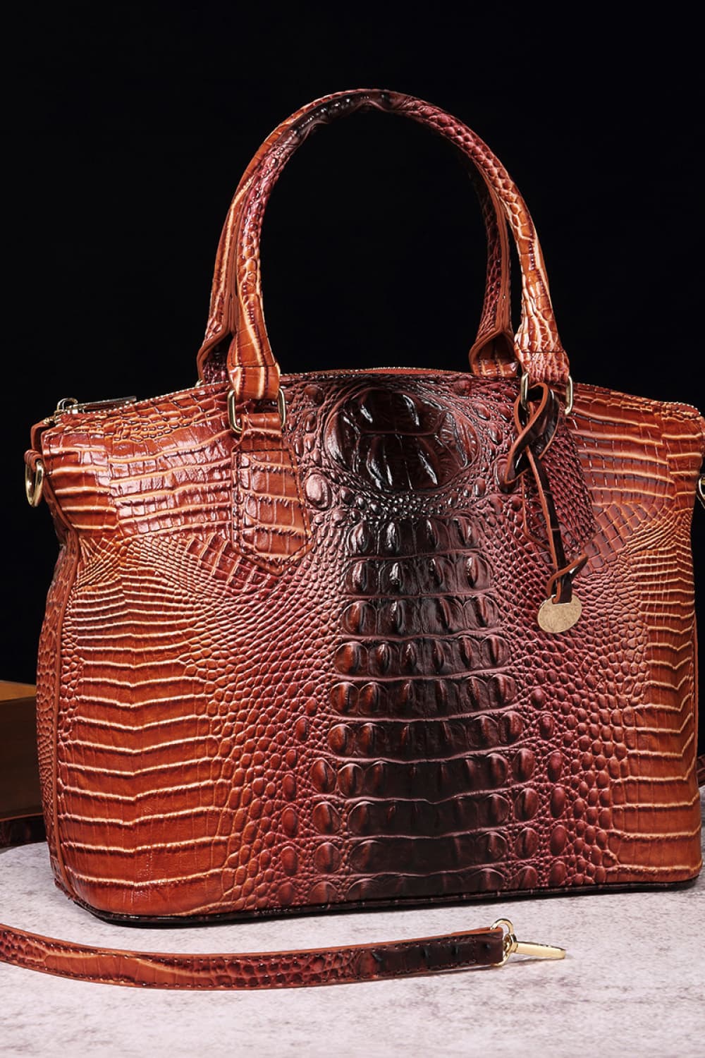 Gradient PU Leather Handbag | Sugarz Chique Boutique
