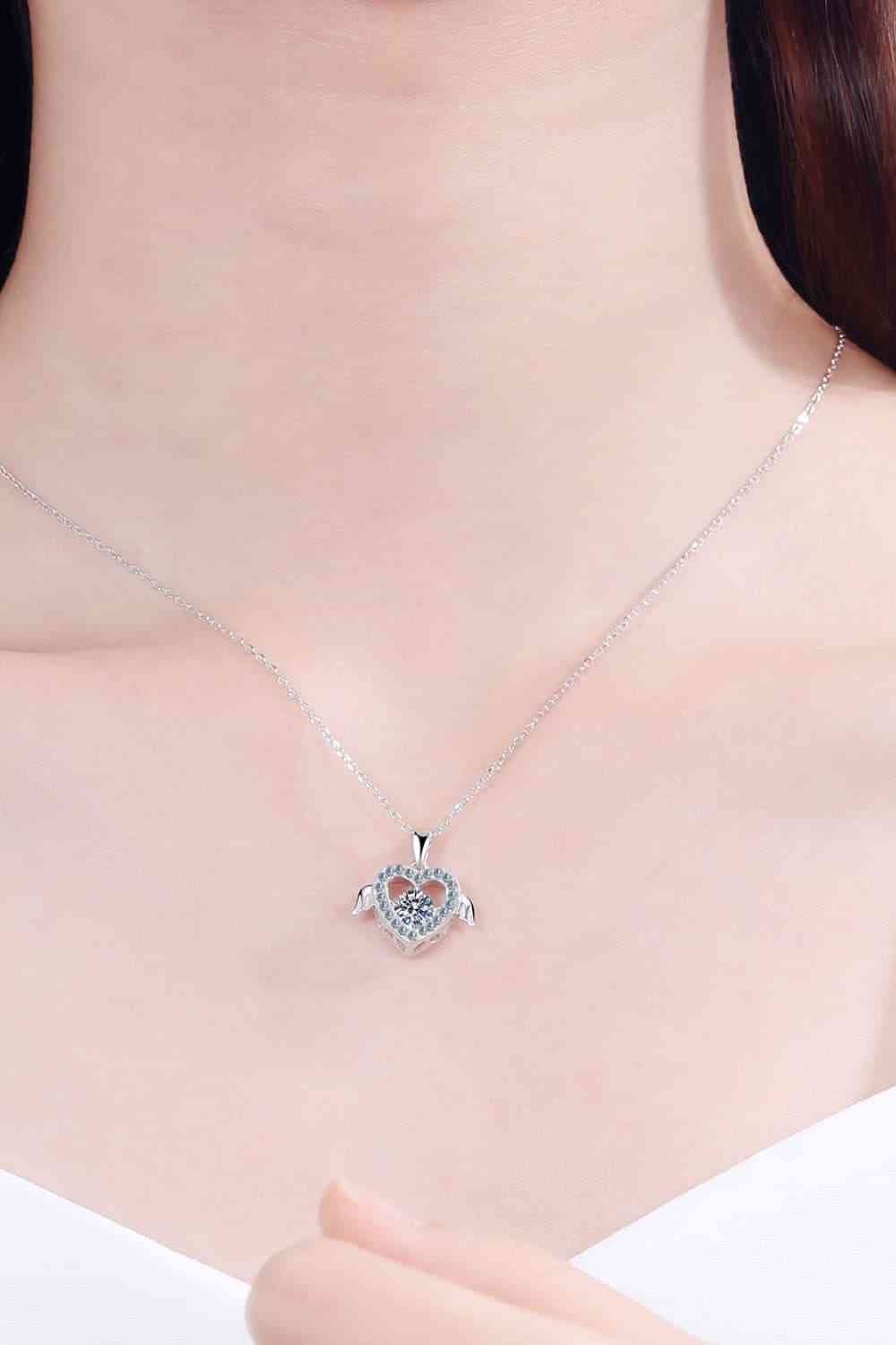 Moissanite 925 Sterling Silver Necklace | Sugarz Chique Boutique