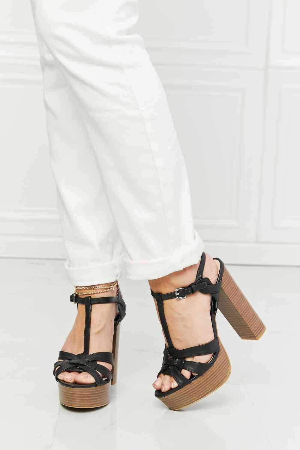 Legend She's Classy Strappy Heels | Sugarz Chique Boutique