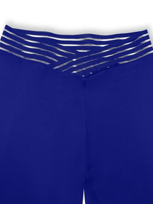 Plus Size V-Waistband Bootcut Pants | Sugarz Chique Boutique