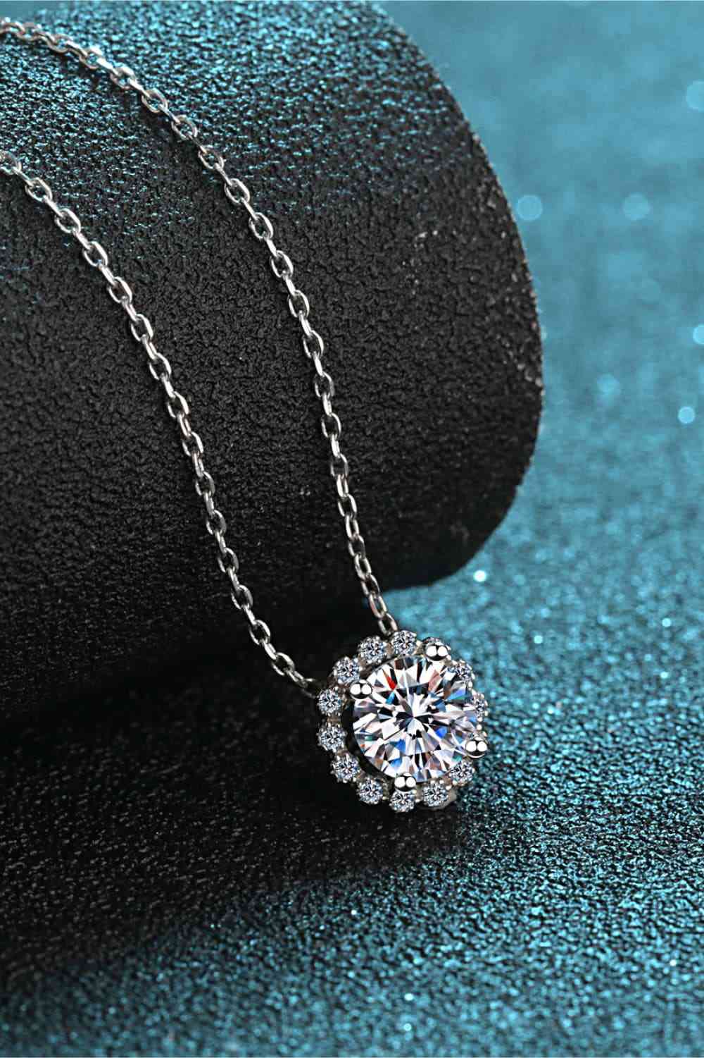 3 Carat Moissanite 925 Sterling Silver Necklace | Sugarz Chique Boutique