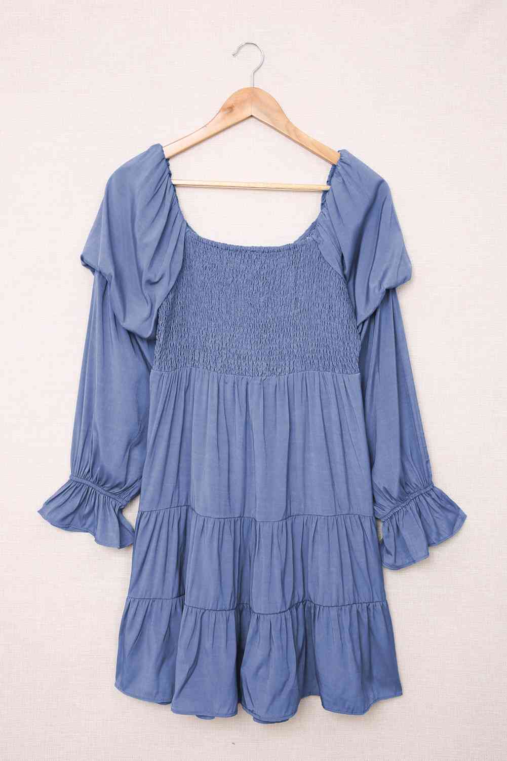 Smocked Off-Shoulder Tiered Mini Dress | Sugarz Chique Boutique