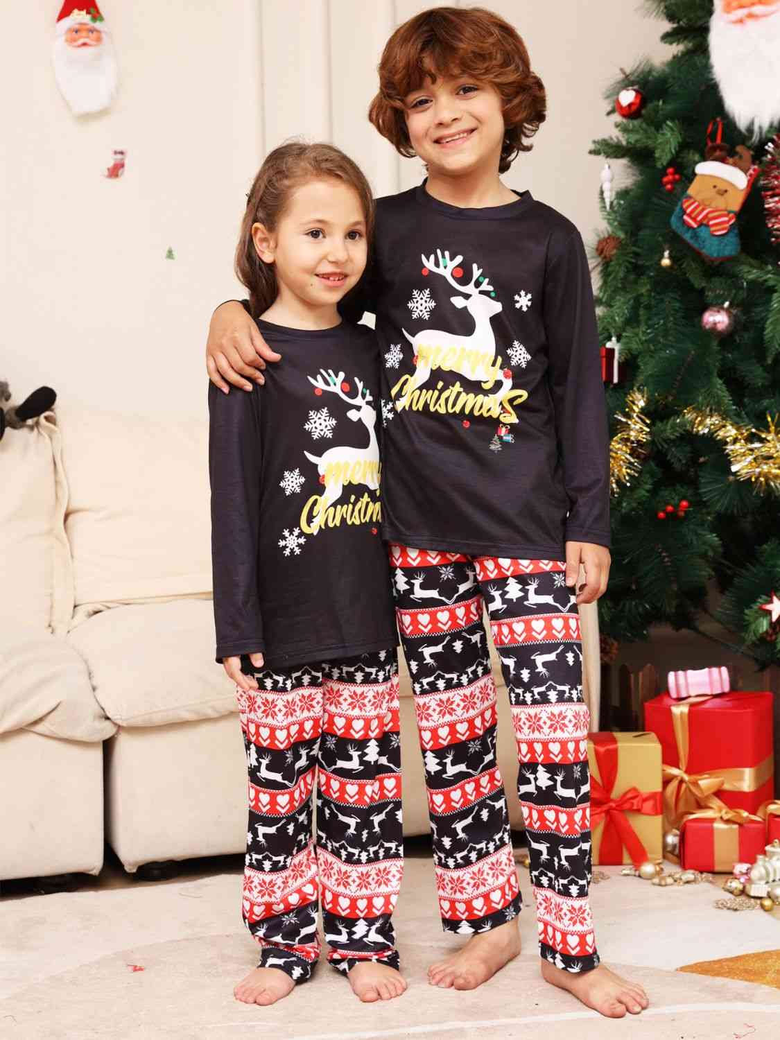MERRY CHRISTMAS Graphic Top and Pants Set | Sugarz Chique Boutique