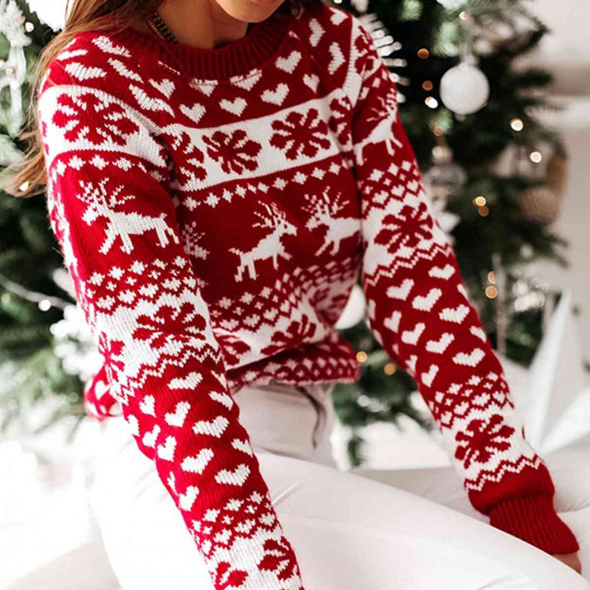 Christmas Raglan Sleeve Sweater | Sugarz Chique Boutique