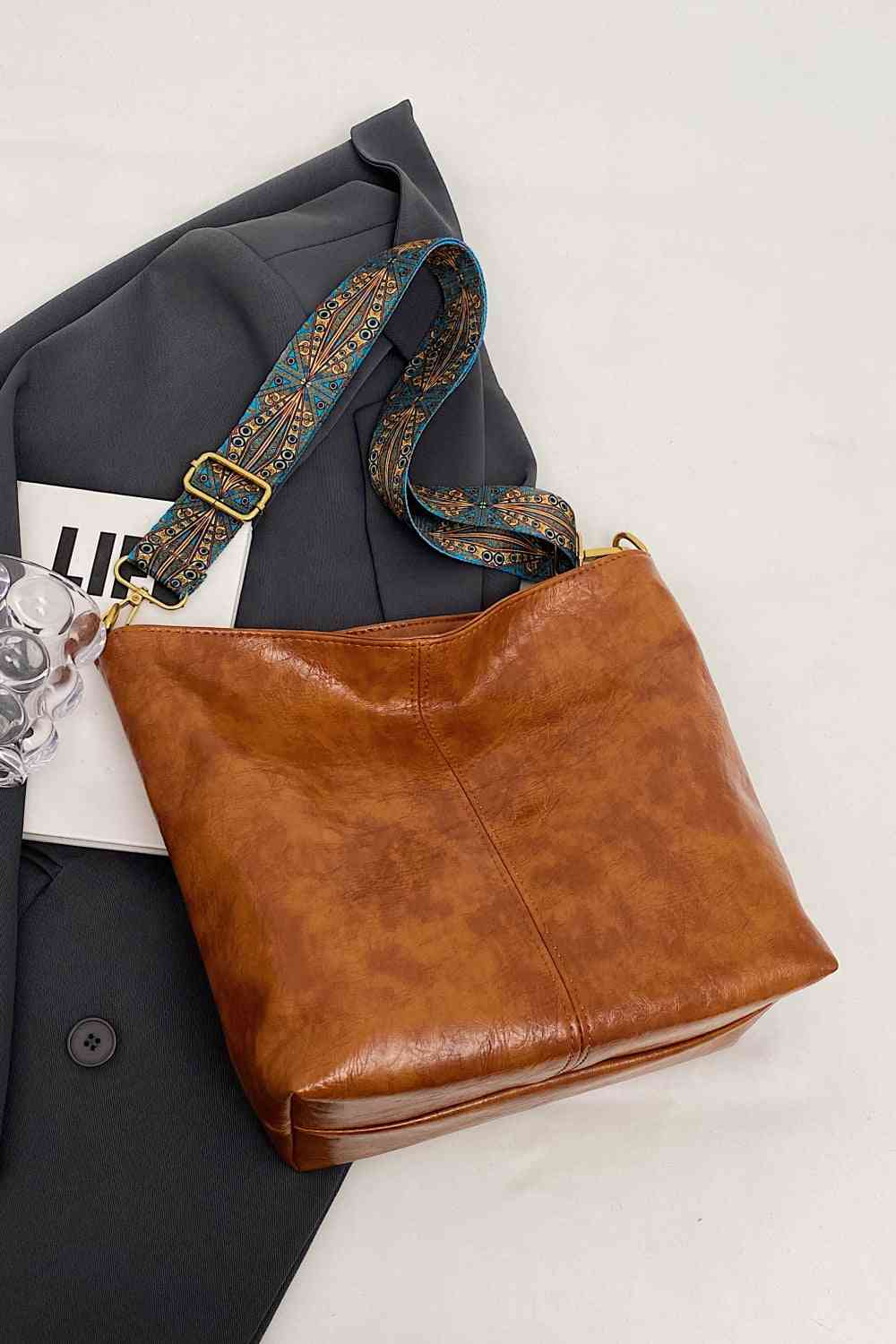 Adored PU Leather Shoulder Bag | Sugarz Chique Boutique