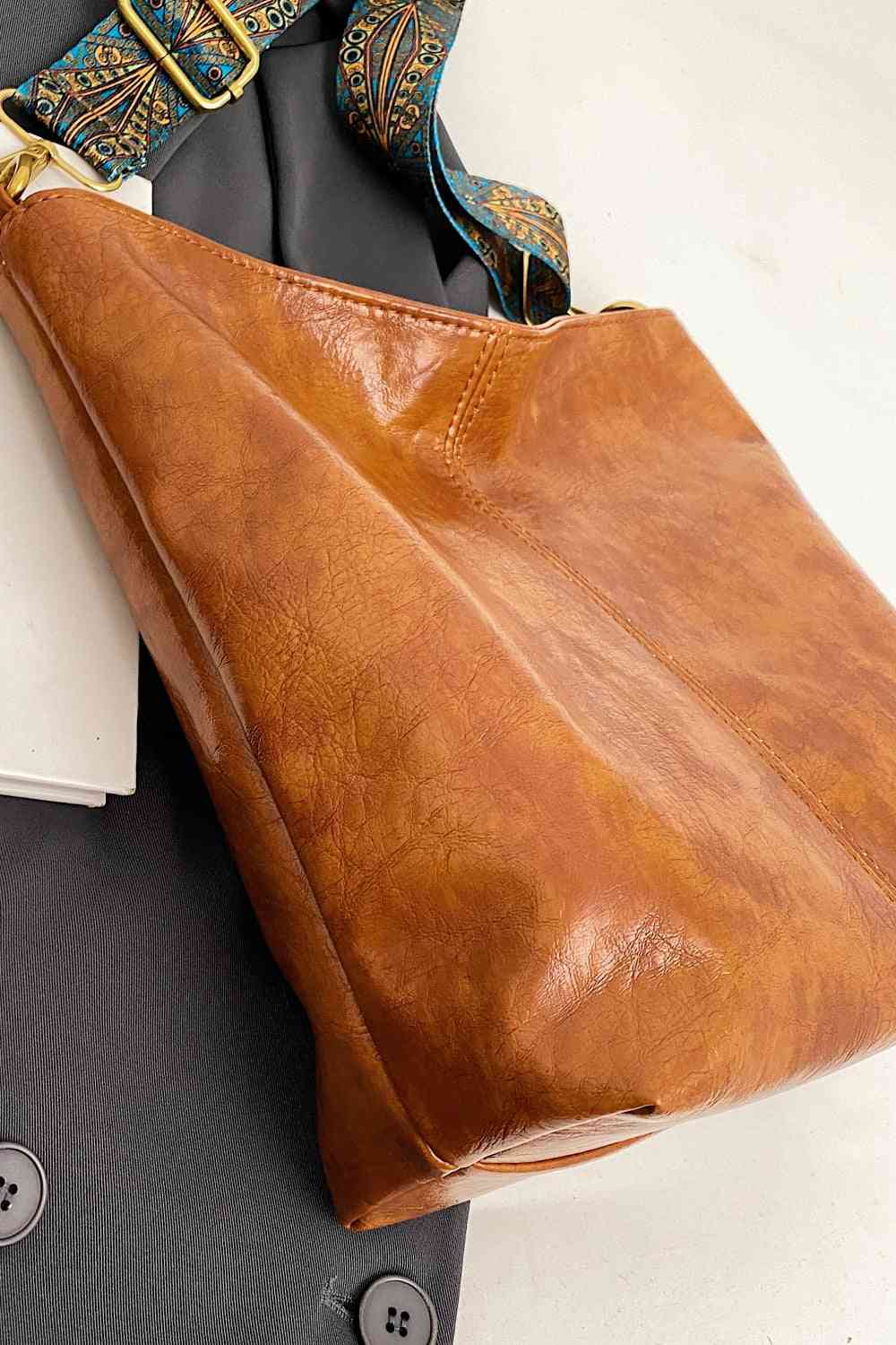 Adored PU Leather Shoulder Bag | Sugarz Chique Boutique