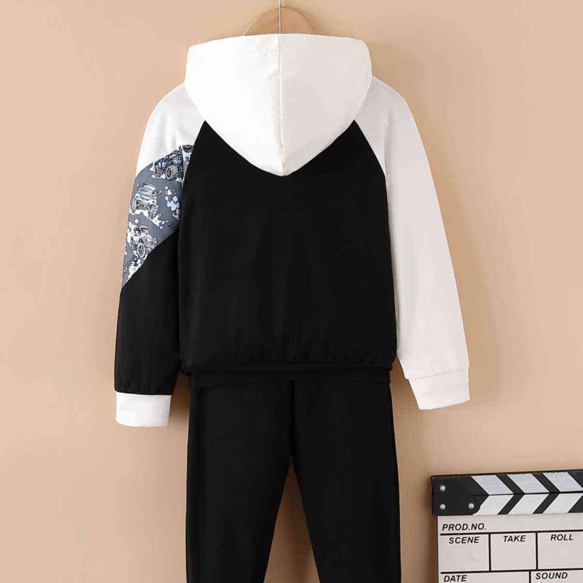 Color Block Hoodie and Pants Set | Sugarz Chique Boutique