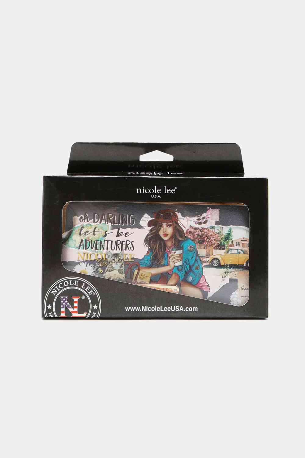 Nicole Lee USA Signature Kiss Lock Crossbody Wallet | Sugarz Chique Boutique