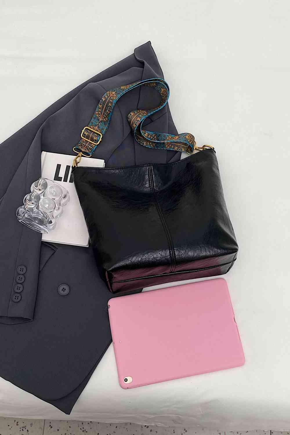 Adored PU Leather Shoulder Bag | Sugarz Chique Boutique