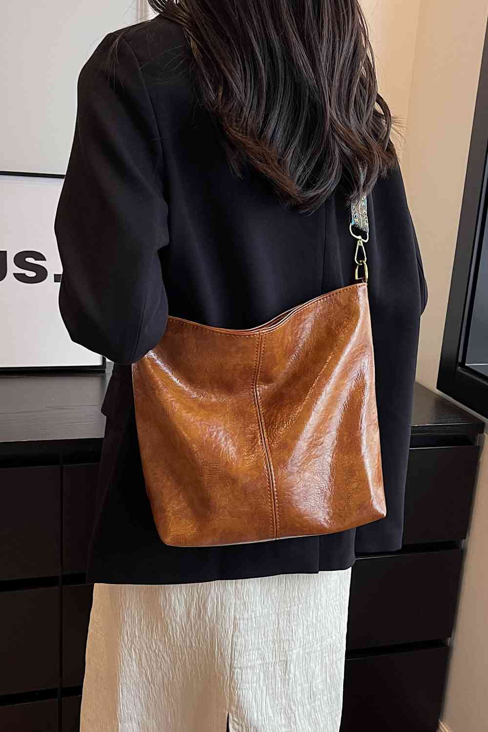 Adored PU Leather Shoulder Bag | Sugarz Chique Boutique