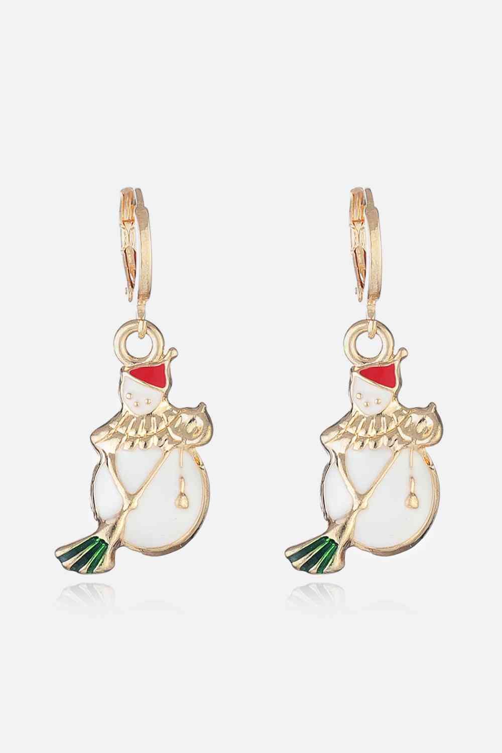 Christmas Theme Alloy Earrings | Sugarz Chique Boutique