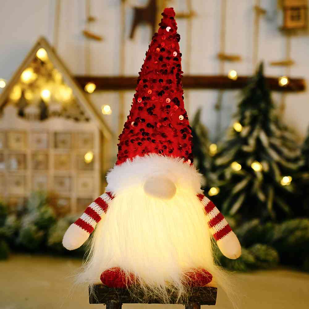 Sequin Light-Up Faceless Gnome | Sugarz Chique Boutique