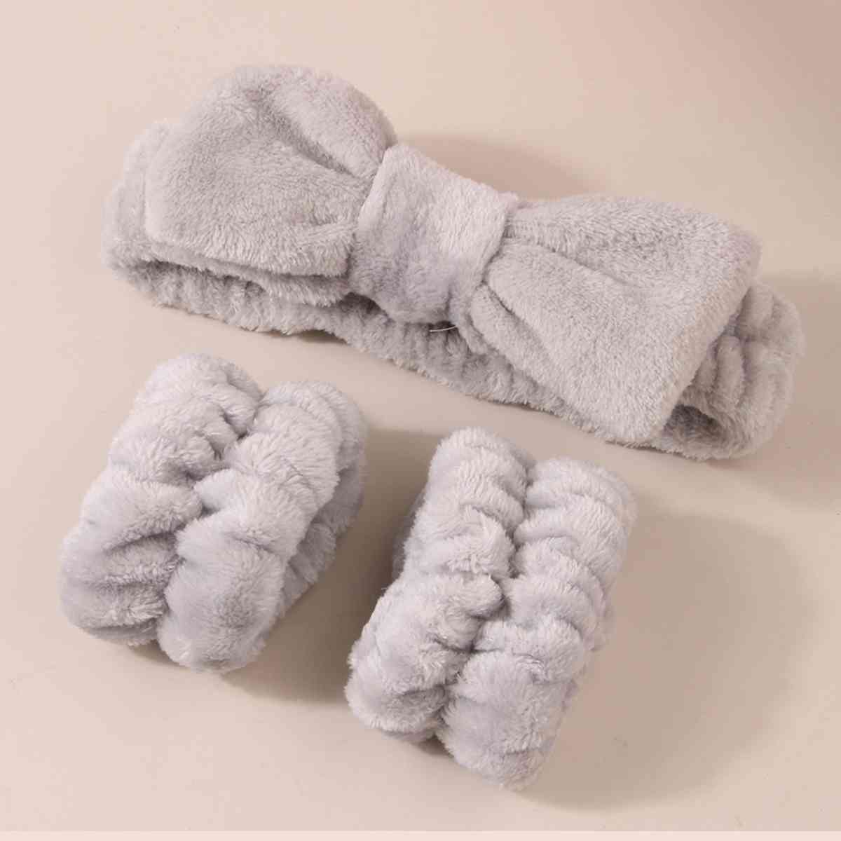 Face Wash Wristband and Bow Headband | Sugarz Chique Boutique