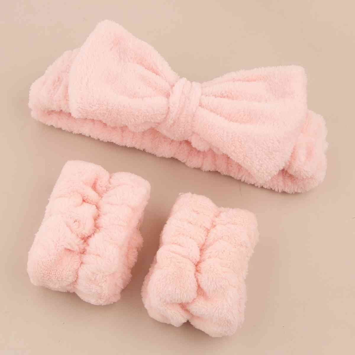 Face Wash Wristband and Bow Headband | Sugarz Chique Boutique