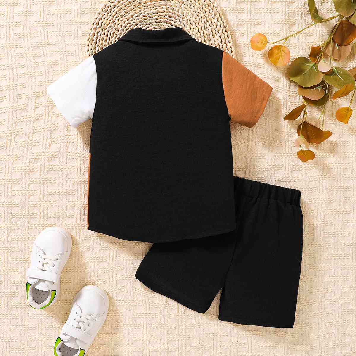 Kids Color Block Shirt and Shorts Set | Sugarz Chique Boutique
