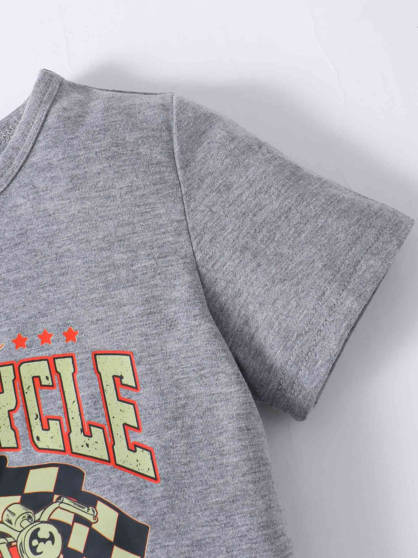 Boys CHAMPIONSHIPS Graphic Tee and Shorts Set | Sugarz Chique Boutique