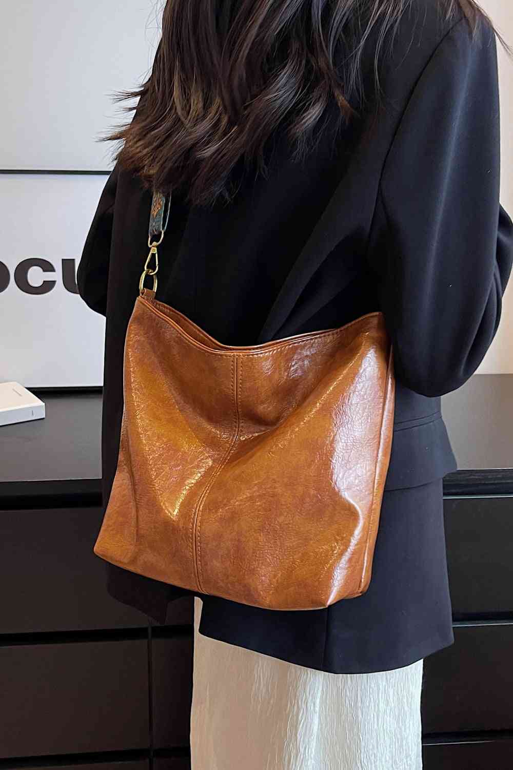 Adored PU Leather Shoulder Bag | Sugarz Chique Boutique
