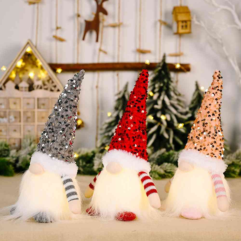 Sequin Light-Up Faceless Gnome | Sugarz Chique Boutique